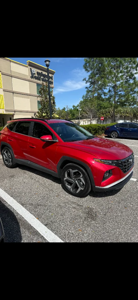 Hyundai Tucson Sport exterior — economy car rental in Tampa Bay