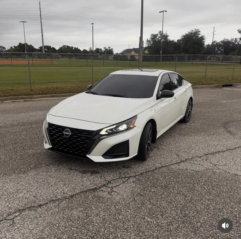 Nissan Altima SR exterior — premium car rental in Tampa Bay