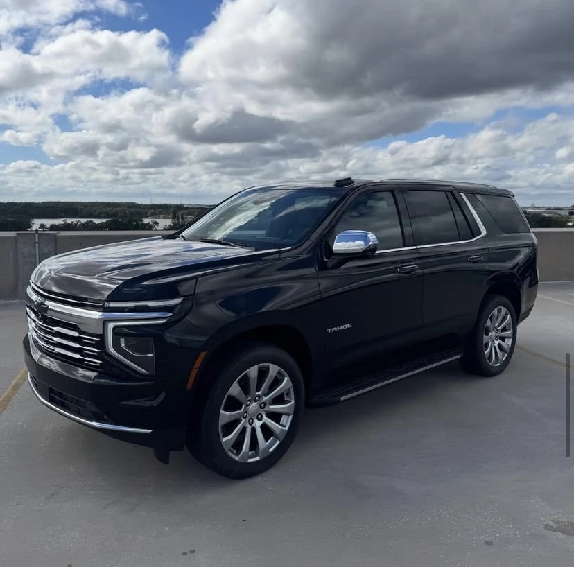 Chevrolet Tahoe exterior — premium car rental in Tampa Bay