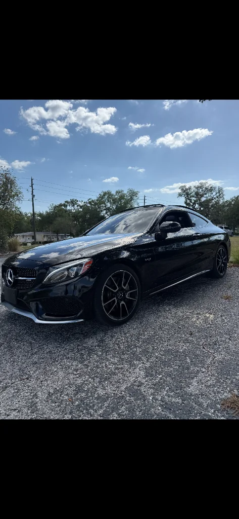 Mercedes-Benz C43 AMG Coupe exterior — luxury car rental in Tampa Bay